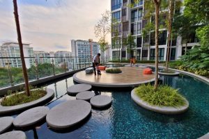 Water Theme landscape & Floating Cabana Water Theme landscape & Floating Cabana